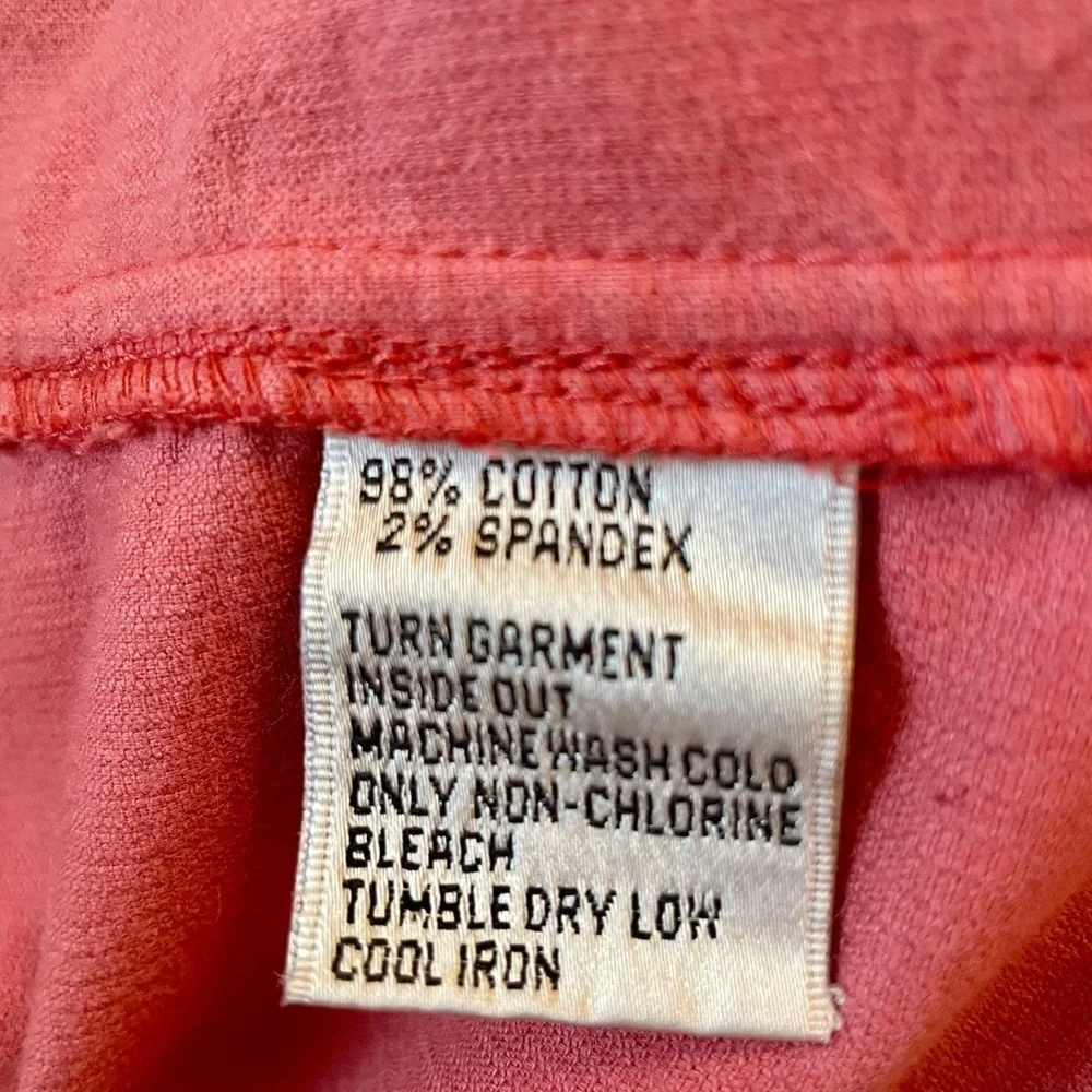 Talbots Salmon Orange Corduroy Blazer Jacket Size 8  Lined Academia Preppy Work - Picture 10 of 12